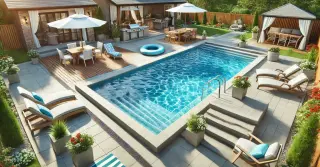Inground Residential Pool Conway MA